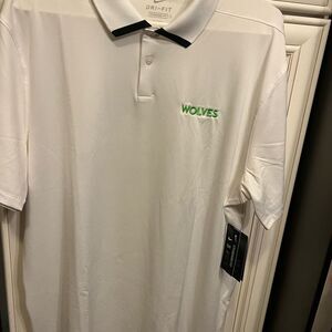 Minnesota Timberwolves Nike Dri-Fit Polo Men's White L